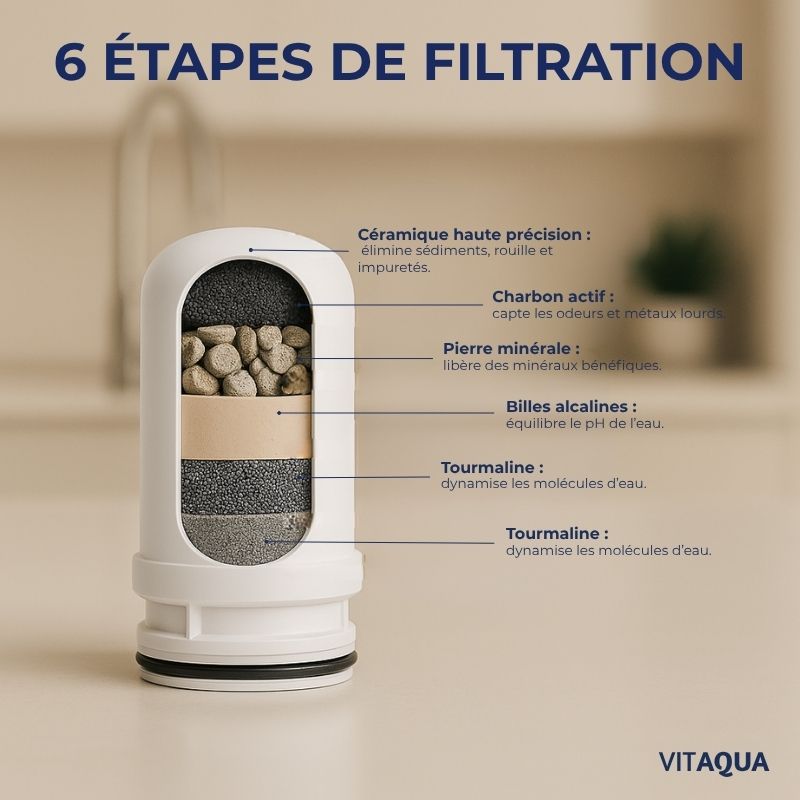 Filtre Eau Robinet Vitaqua®
